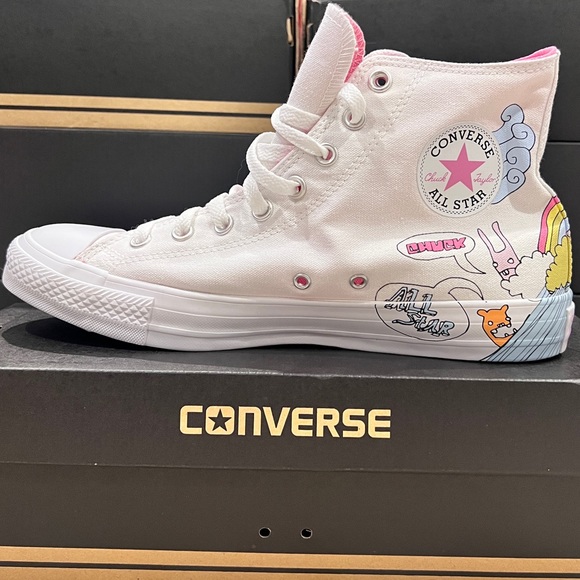 NIB CONVERSE Kith x Disney x Notebook Print Chuck Taylor All Star - Size 9M/11W - Picture 7 of 9